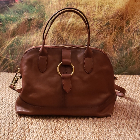 frye brown purse